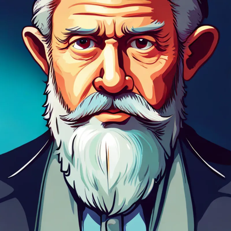 An older man with a long white beard and wise eyes. appears before A wealthy man with a modern style and confident demeanor.