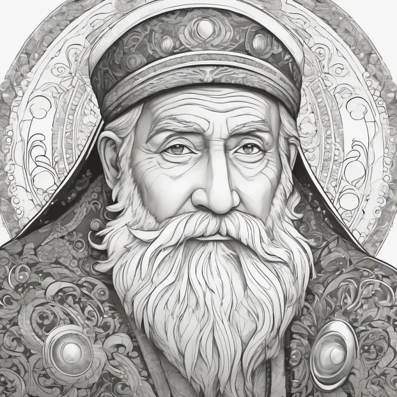 Tall and wise, deep blue eyes, silver beard, hands etched with bubble art explains true value of individual bubbles.