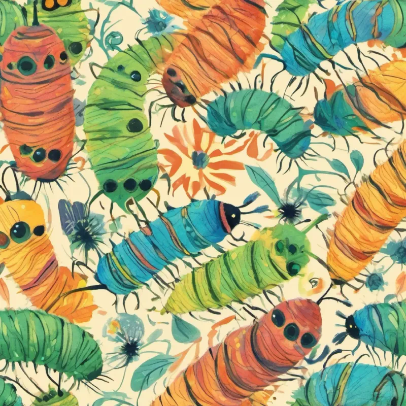 Caterpillars sensing change.