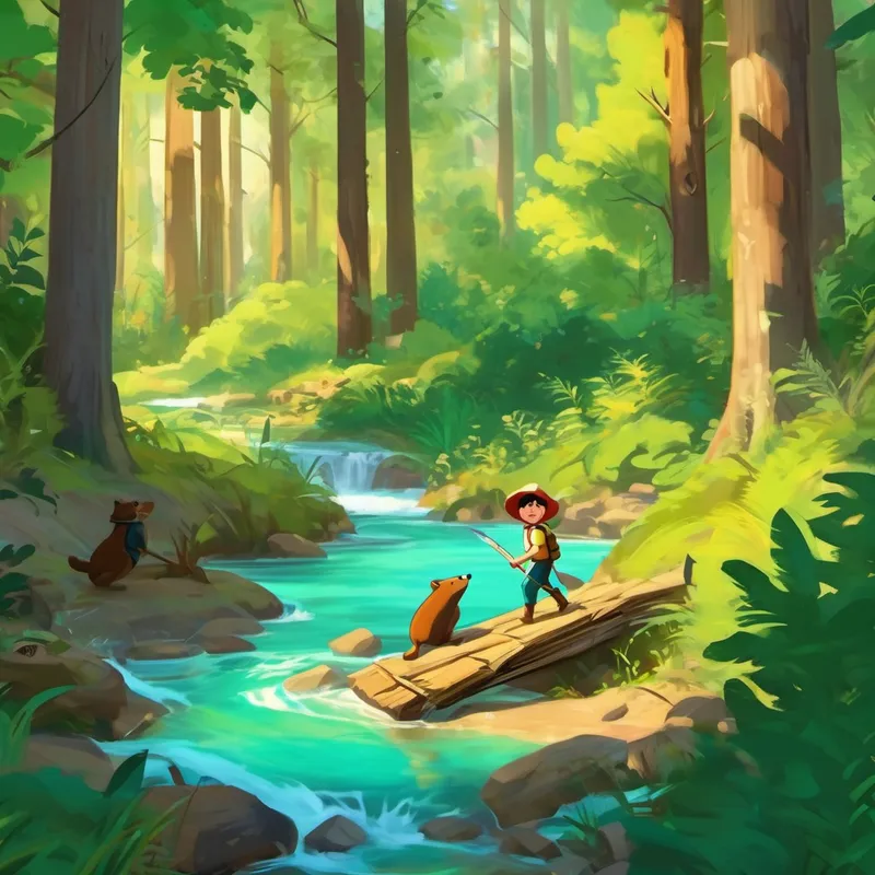 Everyone rejoiced in the restored beaver dam, and all the animals cheered for Carry, Cut, Build, and Find for their bravery, cooperation, and kindness. From that day on, all the animals in the forest knew that they could count on Carry, who would "carry" their burdens, "cut" through obstacles, "build" new adventures, "find" lost treasures, and "break" any barriers that stood in the way of happiness and togetherness. And so, Carry, Cut, Build, Find, and Break continued their amazing adventures, making the forest a better place for all its inhabitants, inspiring kindness and friendship wherever they went.