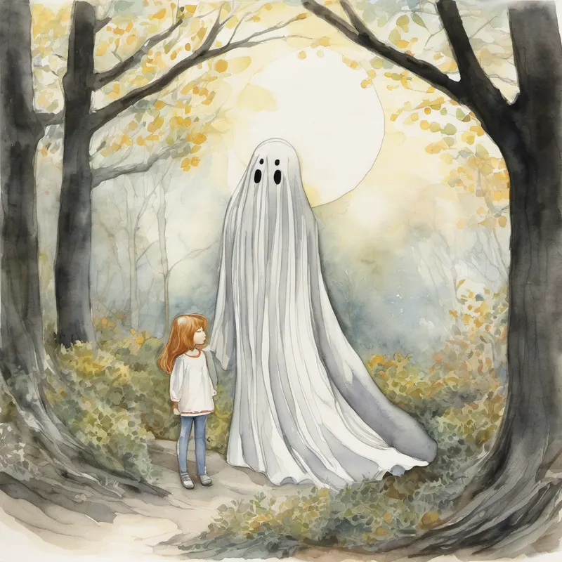 Casper nodded, "Some ghosts can be mischievous, but there are many others, like me, who just want to make friends. I've always been scared of humans, but you seem different, Emily." Emily smiled warmly, "You don't have to be afraid of me, Casper. I'm not scared of you at all. In fact, I think you're quite brave for reaching out to me."