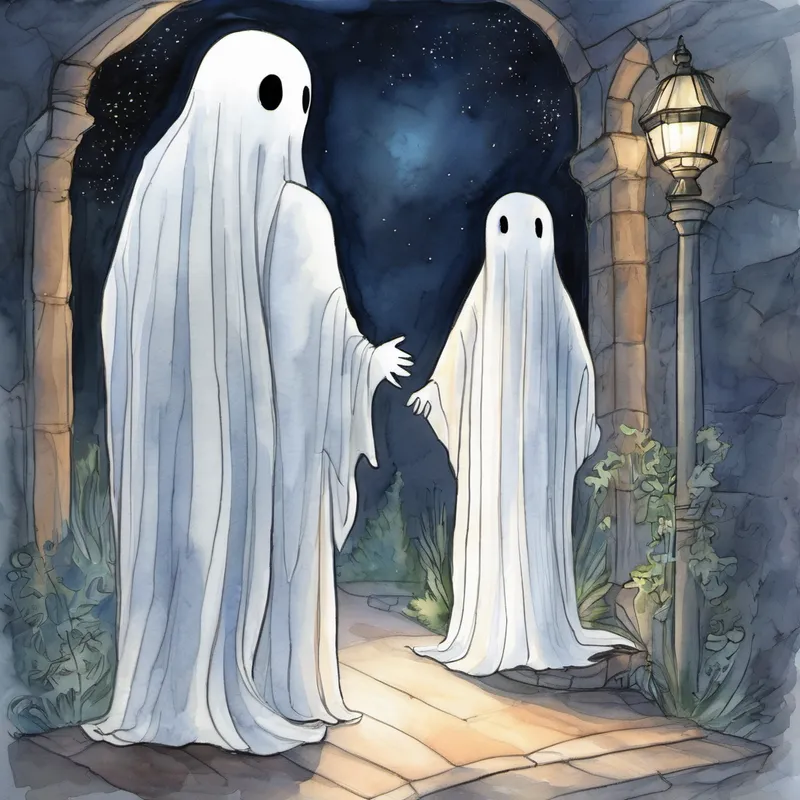 Throughout their journey, Casper's fear of humans faded away, and he realized that not everyone was scared of him. Emily showed him that friendship knows no bounds, even between a human and a ghost. And so, Casper and Emily spent many happy nights exploring the ghostly world together, leaving behind the fear and misconceptions that once kept them apart. Their friendship became a story that spread far and wide, reminding ghosts and humans alike that understanding and kindness can conquer any fear.
