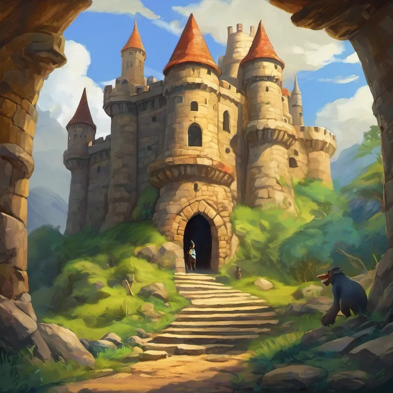 Valeria llevó al monstruo de regreso al lugar donde solía estar su castillo. Juntos, comenzaron a reconstruirlo lentamente, piedra por piedra. El monstruo aprendió a usar su fuerza para ayudar en las tareas de construcción. Con el tiempo, el castillo volvió a ser tan hermoso como antes y el monstruo se había convertido en un gran ayudante. Valeria y el monstruo se hicieron amigos y prometieron cuidarse mutuamente y proteger su hogar.