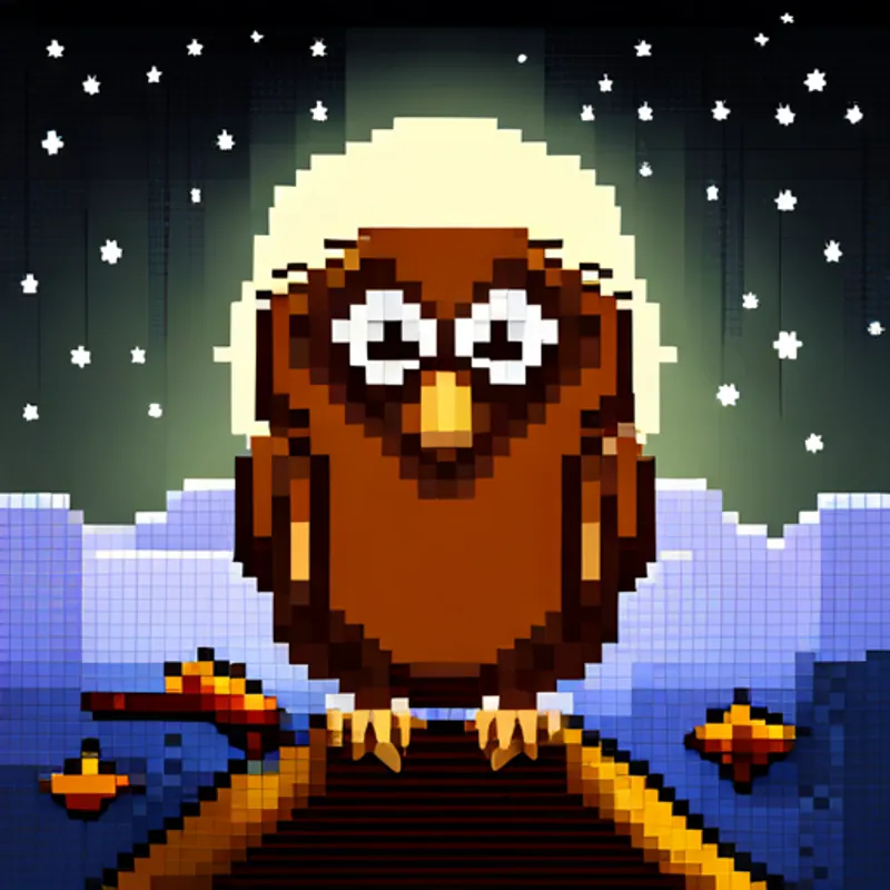 Owl gives special star chart to remember the path