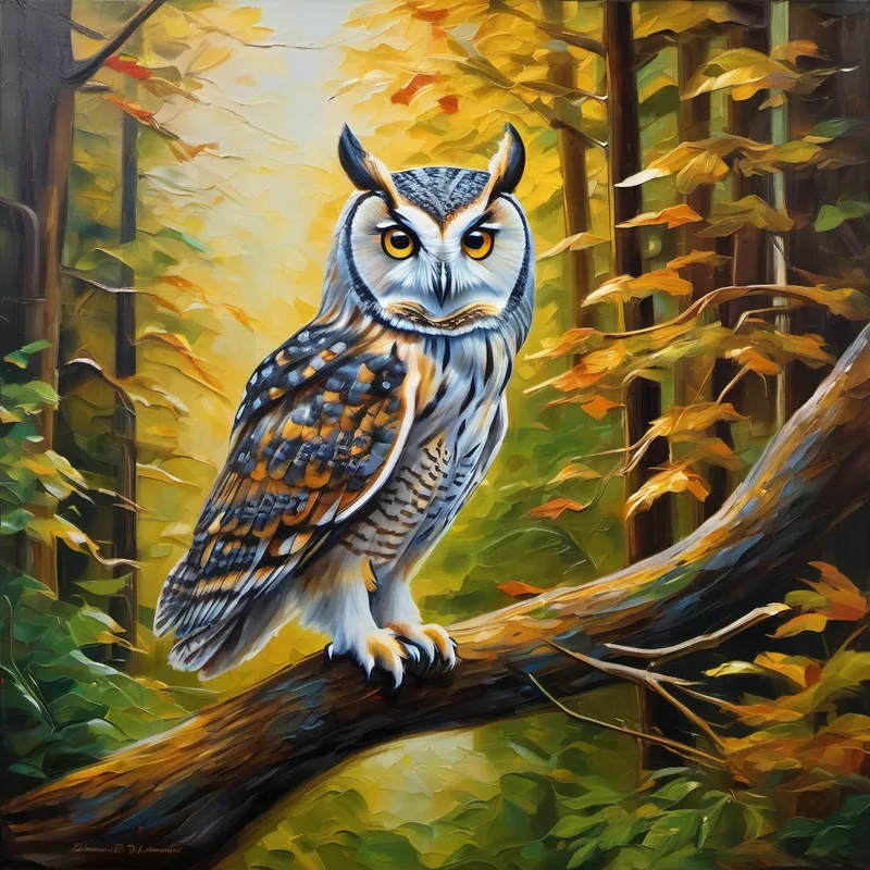 Striding along the winding path, Jimmy came across a majestic owl perched on a branch. The owl's big, wise eyes sparkled in the sunlight. "Hello, little friend," Jimmy greeted the owl cheerfully. "Could you help me find my way through the forest?" The owl hooted gently and replied, "Certainly, but only if you promise to learn your ABCs along the way. Confidence is key, and knowing your ABCs will help you grow stronger and wiser."