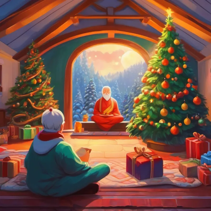 Learning about meditation and mindfulness.