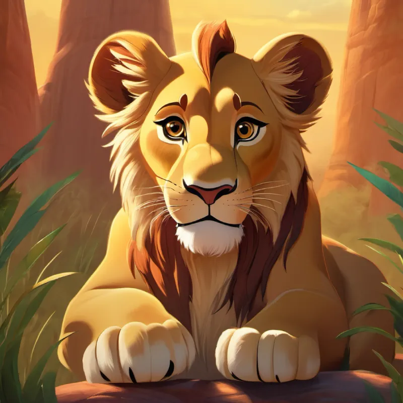 Simba, a spirited lion cub born in the heart of the vast and sun-drenched savannah. Follow Simba's journey as he faces treacherous schemes, overcomes heart-wrenching tragedy, and embraces the liberating philosophy of "Hakuna Matata." Guided by wise mentors and the enduring spirit of the Circle of Life, Simba rises to reclaim his throne, uniting the Pride Lands and showcasing that even the smallest lion can fulfill their destiny