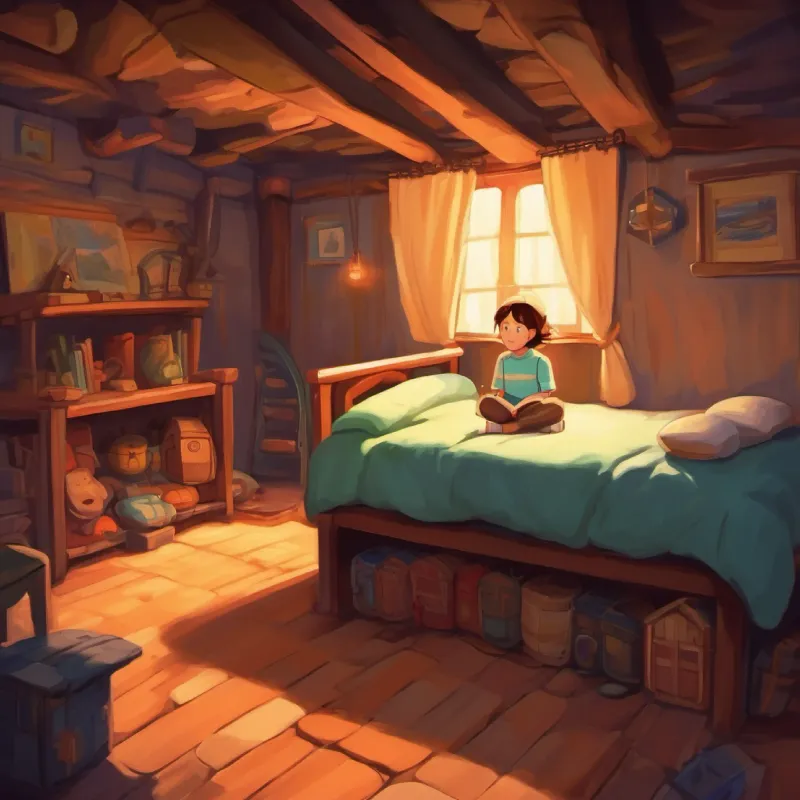 Imagining underground adventure, under the bed