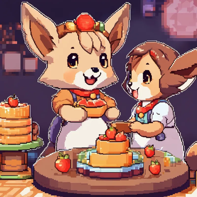 Evee blushed, realizing she had let her love for bread and cake stain her teeth. She explained to Vivan how much she loved eating all those tasty treats but often forgot to brush her teeth afterward. Vivan, being the helpful bear that he was, suggested that Evee should take better care of her teeth. He reminded her that healthy teeth are essential for a bright smile. Evee listened carefully, and she realized that she needed to make a change.