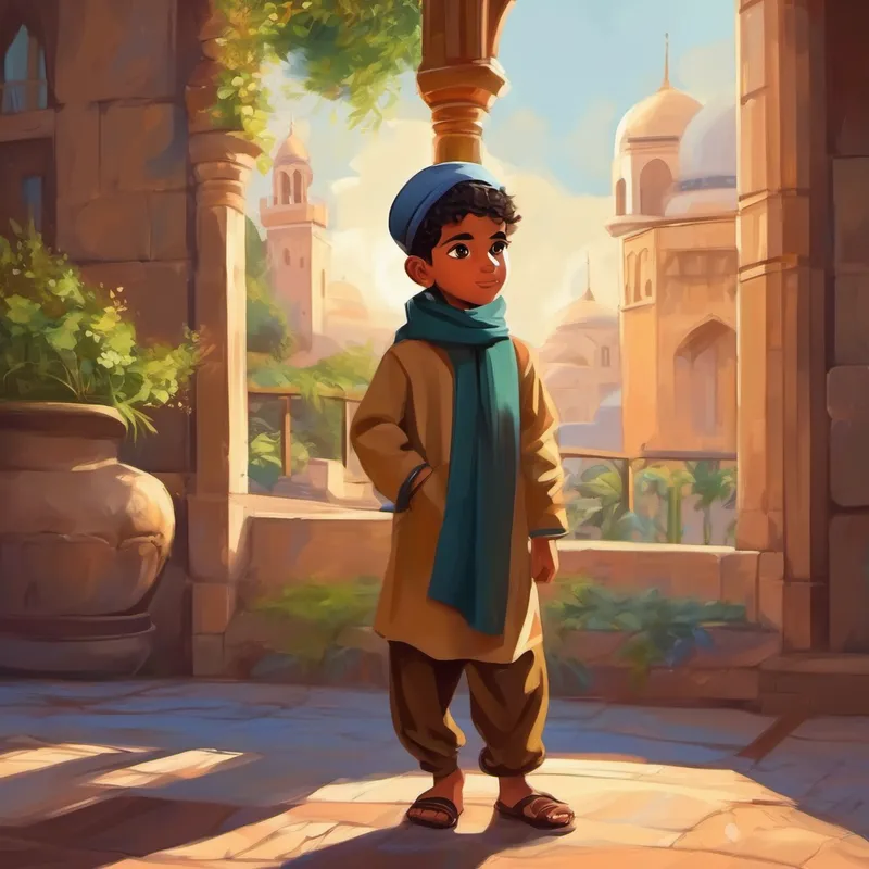 A curious and adventurous Muslim boy with an inquisitive mind. realizes the importance of human emotions