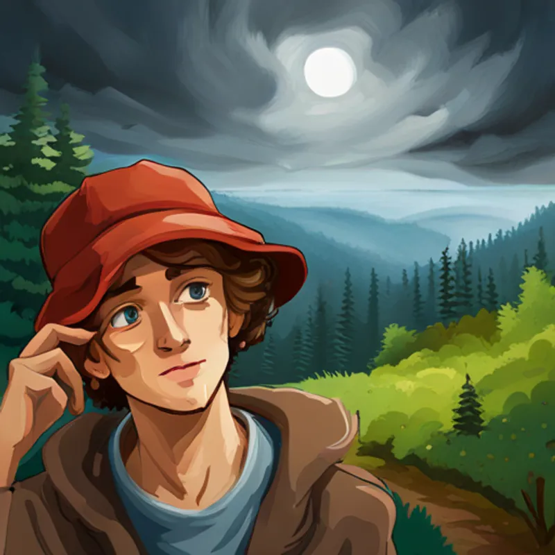 Max: Junge mit braunen Locken und blauer Mütze und Sophie: Mädchen mit blonden Zöpfen und roter Schleife schlafen im Zug und träumen