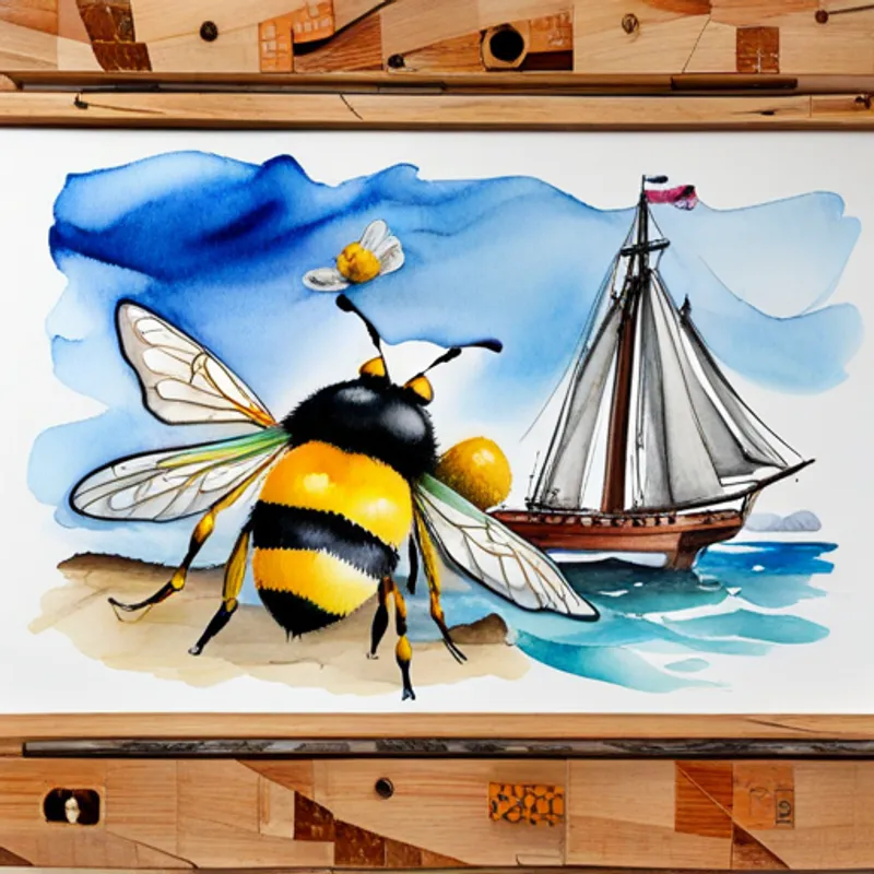 Bumblebee and friends distracting pirates with buzzing and lights