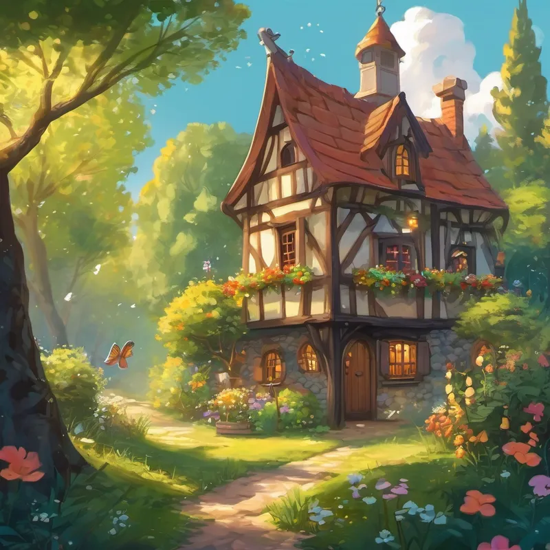 Il était une fois dans un petit village enchanté, une jeune fille nommée Léa. Léa était une passionnée de contes de fées et de magie, et son rêve était de devenir une grande conteuse. Elle aimait imaginer des histoires extraordinaires et les partager avec le monde. Un jour, alors qu'elle se promenait dans la forêt à la recherche d'inspiration, elle rencontra une fée mystérieuse du nom de TikTok. TikTok était une petite fée espiègle, avec des ailes scintillantes et une baguette magique pleine de pouvoirs étonnants.