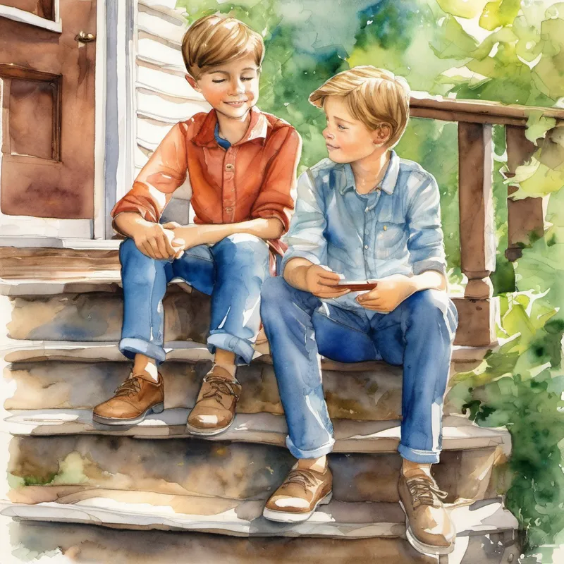 Once upon a time, in a sleepy little town called Willowbrook, there lived two twin brothers named Alex and Max. They were both 14 years old, with Alex being just a few minutes older than Max. Their lives were filled with laughter, mischief, and endless adventures together.  One sunny afternoon, a gentle breeze whisked through the trees as the brothers sat on the porch steps, sharing their secrets and dreams. With a longing in his heart, Alex hesitated for a moment, then took a deep breath. He turned to Max and gathered the courage to speak the words he had held inside for far too long. "Max," he began softly, "I need to tell you something important."