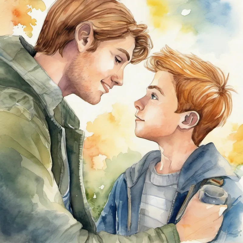 Max, sensing the seriousness in his brother's voice, looked into Alex's eyes with warmth and reassurance. "You can tell me anything, Alex," Max replied, his voice full of affection. "I'm right here for you." Through a mix of emotions, Alex revealed his truth. With a trembling voice, he said, "Max, I'm gay." The world seemed to pause momentarily, waiting for Max's response. And just as Alex hoped, Max's eyes filled with love, acceptance, and unwavering support.