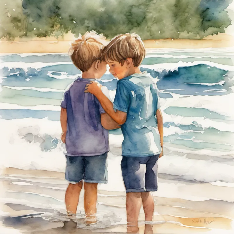 "You are my twin, my brother, and nothing will ever change that," Max replied, wrapping his arms around Alex in a comforting embrace. "I love you for who you are, not who you love. You should always feel proud and free to be yourself." Feeling a wave of love from his brother, Alex summoned the courage to share his true self with the rest of their family. One by one, he sat down with their parents, aunts, uncles, and even their mischievous little cousin Lily. And to his surprise, each family member responded with open arms, showering him with even more love than before.