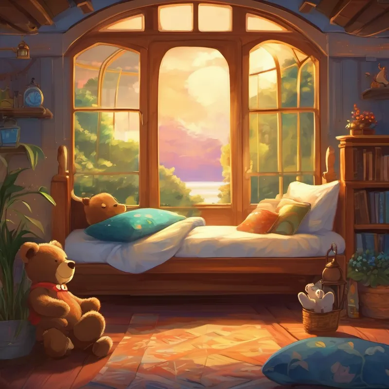 And that, my dear little friend, is the story of Emma and her magical bedtime journey to the extraordinary land of Emd. So tonight, as you close your eyes and drift off to sleep, who knows where your dreams might take you? Give your teddy bear a tight squeeze, and let your imagination soar into fantastic realms, just like Emma. Goodnight, sleep tight, and may your dreams always be filled with wonder and joy!