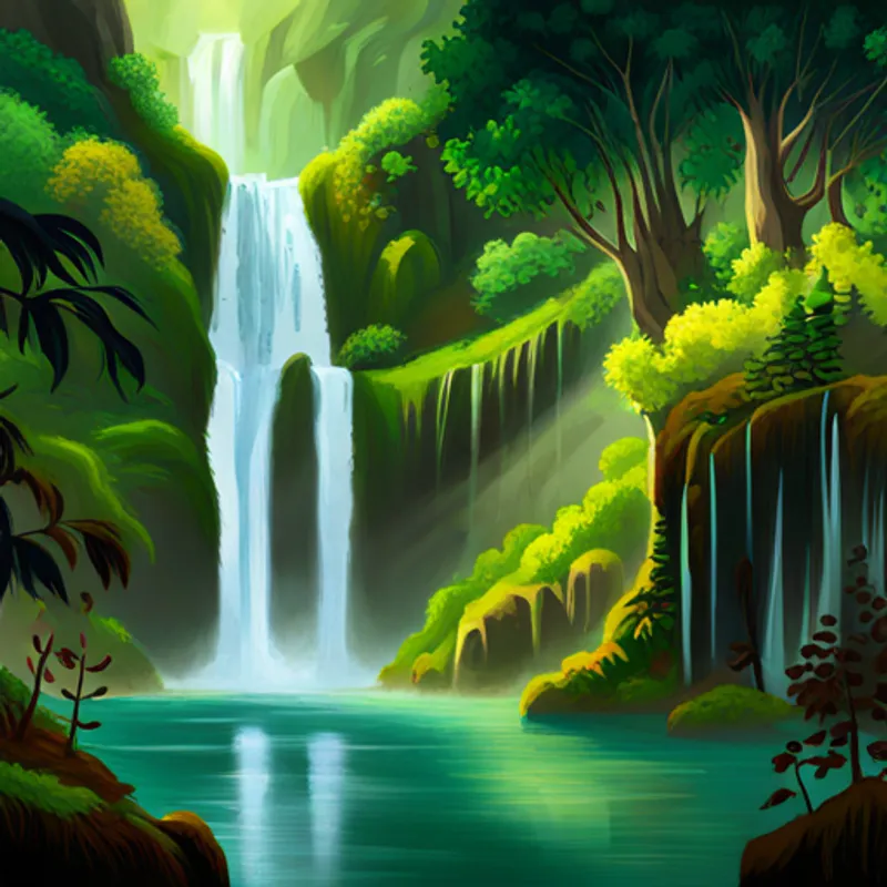 Revitalizaba las cascadas con su toque mágico