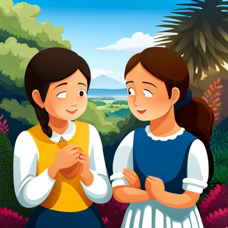 Isabella y Josefina son amigas, palabras de amor