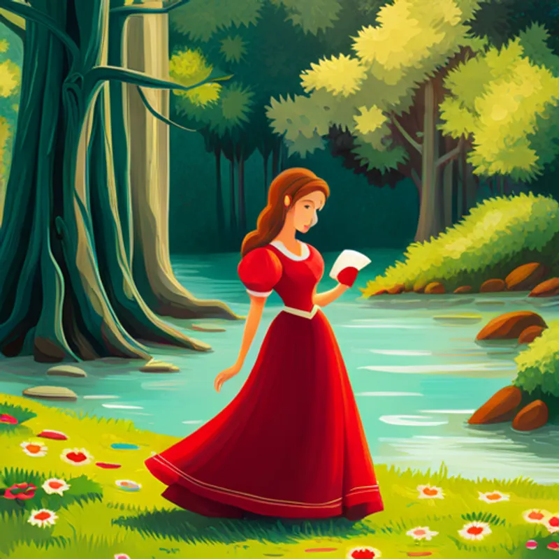 Isabella escribiendo palabras de amor y belleza