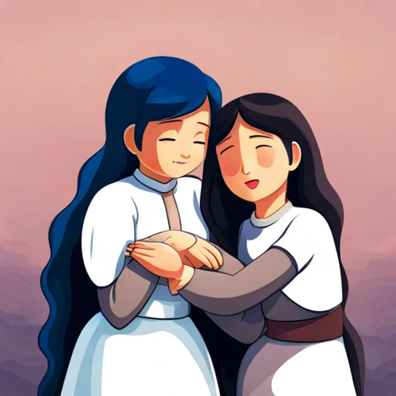 Isabella y Josefina siendo amigas para siempre