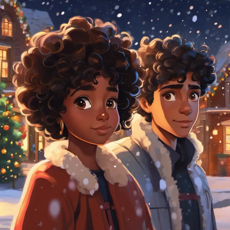 Ambitious, brown skin, expressive brown eyes, curly black hair survives the layoffs but witnesses friends leaving.