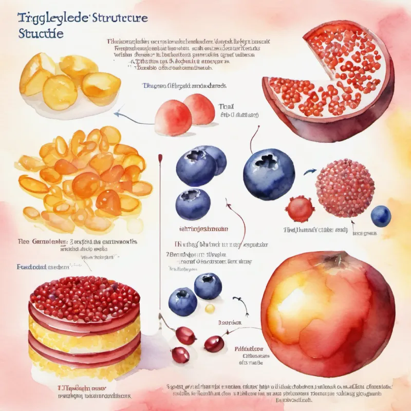 Explanation of triglycerides' structure and function.
