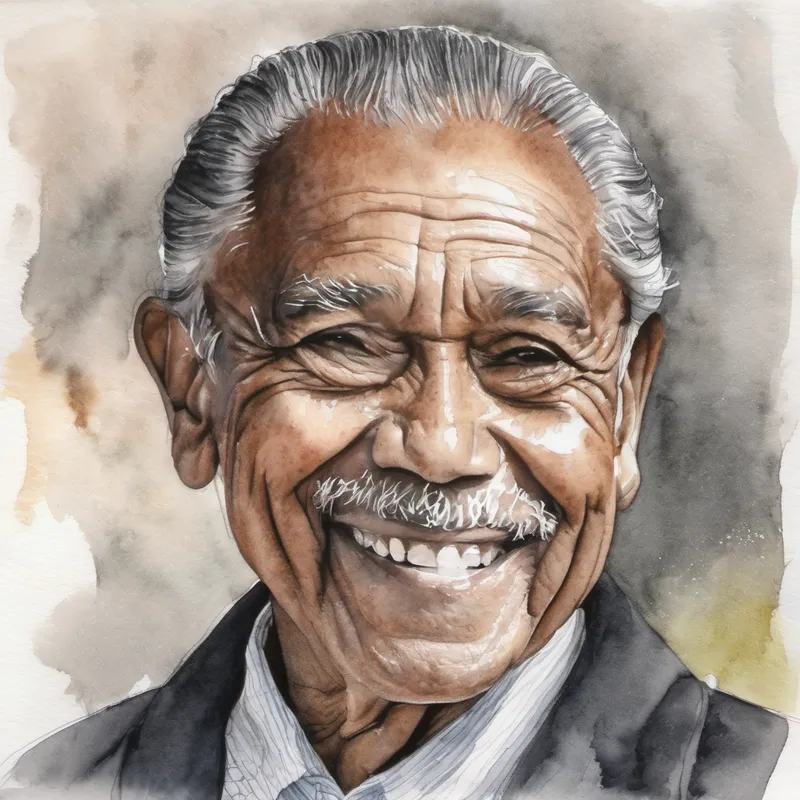 Papá osa negro con una sonrisa