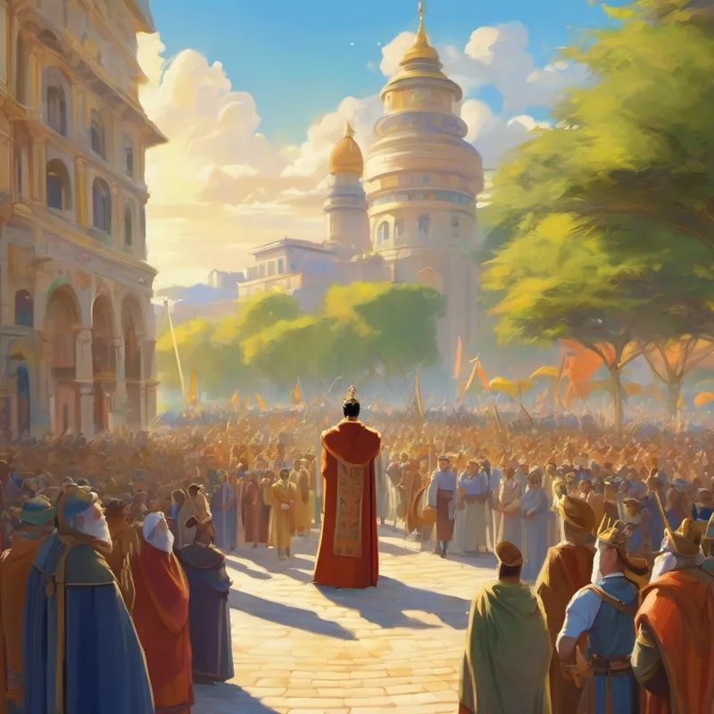 One sunny day, King Investus called for a grand gathering in the central square of the kingdom. People from all walks of life came to witness the wisdom of their beloved king. The king stood tall and spoke to the crowd, 'My dear subjects, today I am embarking on a journey to enlighten you about the significance of investment. I will travel far and wide, facing challenges and discovering profound emotions along the way. But fear not, for I shall return with valuable knowledge to share with you all.'
