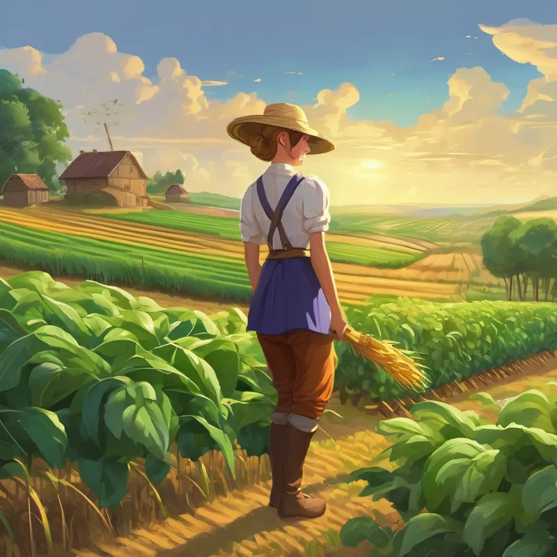 Continuing his journey, King Investus encountered a young farmer named Emily. Emily had inherited a vast stretch of land from her ancestors but struggled to make it productive due to limited resources. The king explained to her the concept of agricultural investment, where she could attract investors to fund modern farming techniques and equipment. Emily realized that with investment, she could transform her land into a bountiful farm, providing food not only for her village but also for nearby towns.