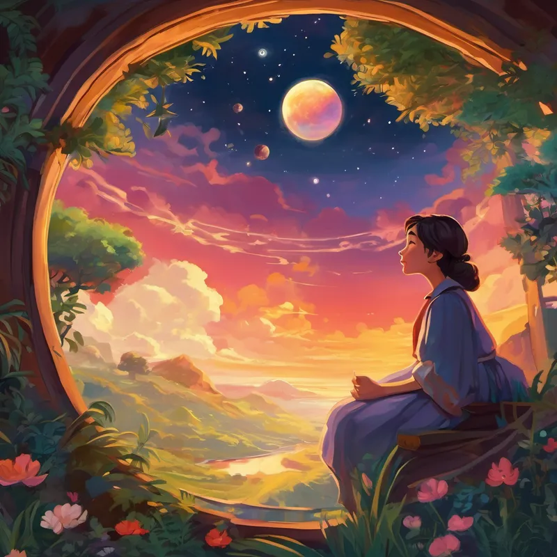 From that day forward, whenever Amelia peered through her magic telescope, honesty guided her path. And as she shared her discoveries with others, the vibrant stories of her adventures resonated deeply, spreading the importance of integrity and the wonders of our vast universe. For Amelia had learned that in the pursuit of knowledge, honesty lights the way, granting us the power to see the beauty in both the mythical and the ordinary, and enabling us to explore the cosmos with curiosity, integrity, and an open heart.