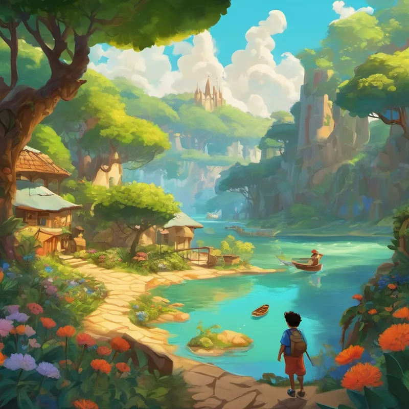 They even visited a magical floating island called Ayakkabı Cenneti or "Shoe Paradise." There, the trees were made of shoelaces, and the rivers flowed with milk and honey. The air smelled of freshly baked cookies, and colorful shoes of all shapes and sizes adorned the streets. But as much as Ali loved his adventures, he missed his family and his cozy bed back home. He wanted to share his incredible journey with his loved ones, especially his little sister, Zara, who adored stories.