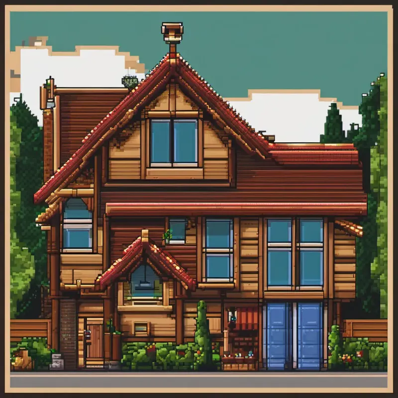 Bill describes his massive house and garage with excitement.