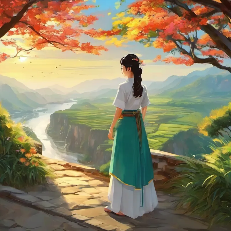 Nhấp nhô vào giường, bé Tùng không thể ngủ được. Ông Ba mỉm cười và nói: "Con tôi, tôi sẽ kể cho con một câu chuyện về lòng dũng cảm." Một lần đáng nhớ, ở xứ sở Lãng Quên, có một chú tiểu tên là Linh. Linh là một cậu bé rất nhút nhát và thường ngại giao tiếp với mọi người xung quanh. Ngày nọ, Linh nhìn thấy một lũ bọn cướp đang đuổi theo một cô bé trên đường. Cô bé khóc lóc và thậm chí cầu xin để họ tha cho mình. Tuy sợ hãi, nhưng Linh không thể chịu đựng được vì thấy cô bé gặp rắc rối.