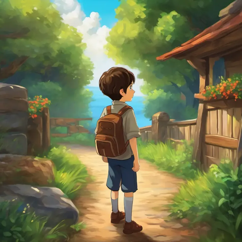 The story begins with a description of Levi is a 7-year-old boy with autism He has brown hair and curious brown eyes, a 7-year-old boy with autism who loves learning and going on adventures.