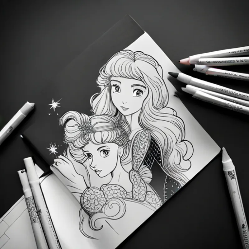 Las princesas con sus manos brillando de poder