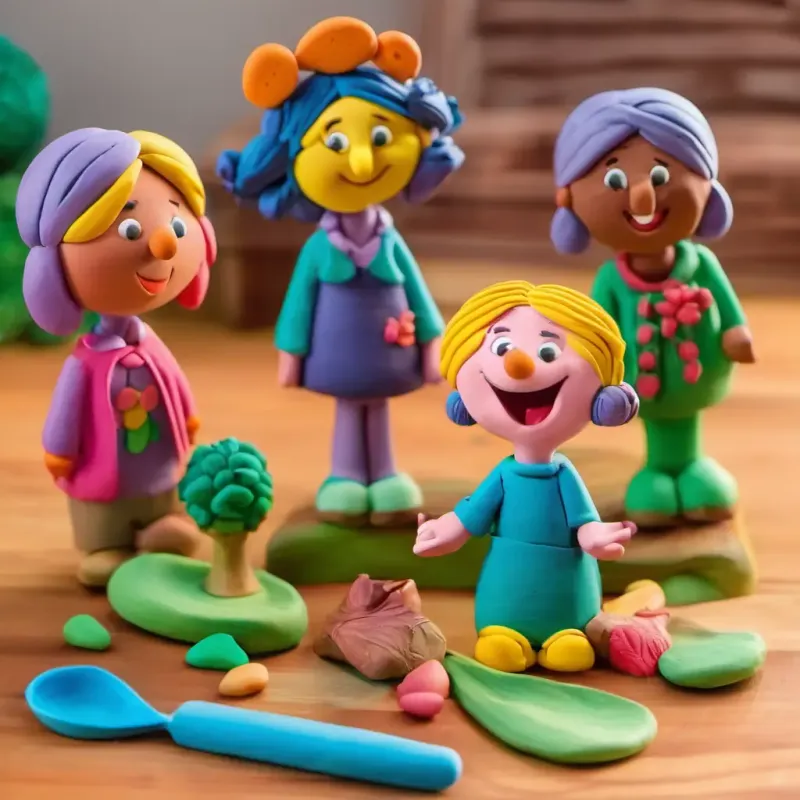 Hidie's friends surprise her with laughter and fun.