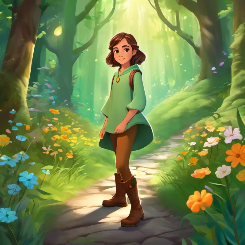 Elara begins her journey on the magical path.