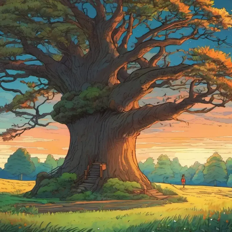 Magnificent tree discovery, day's end