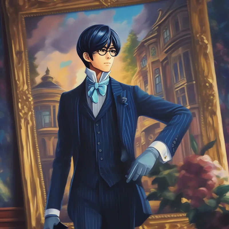 Ciel as a shrewd businessman managing the Phantomhive estate