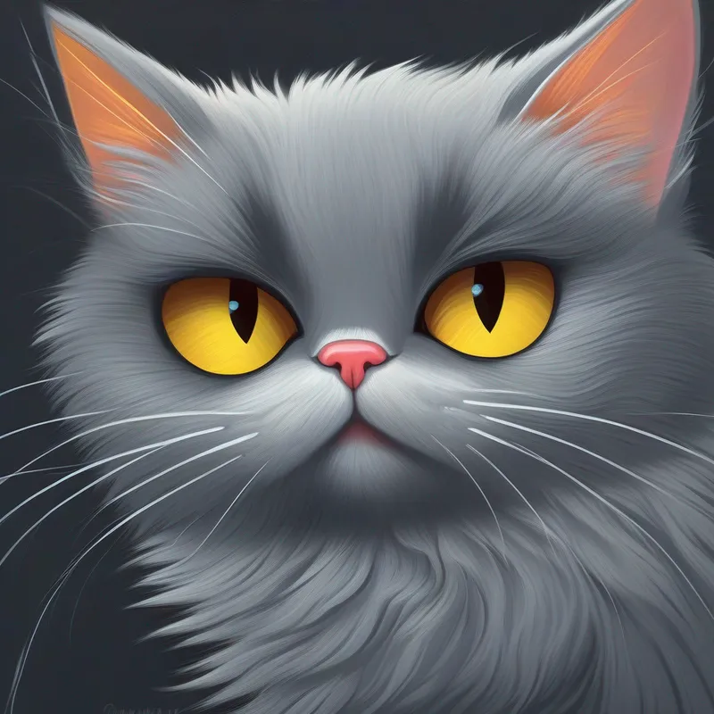 El Gato grande y cansado, pelaje gris y ojos amarillos. prepara una trampa para el Ratón pequeño y travieso, color gris y ojos curiosos. bromista.