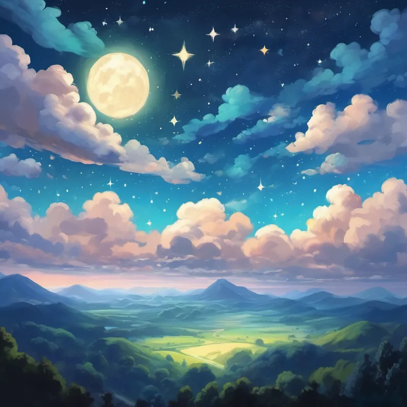 Clouds blocking the stars