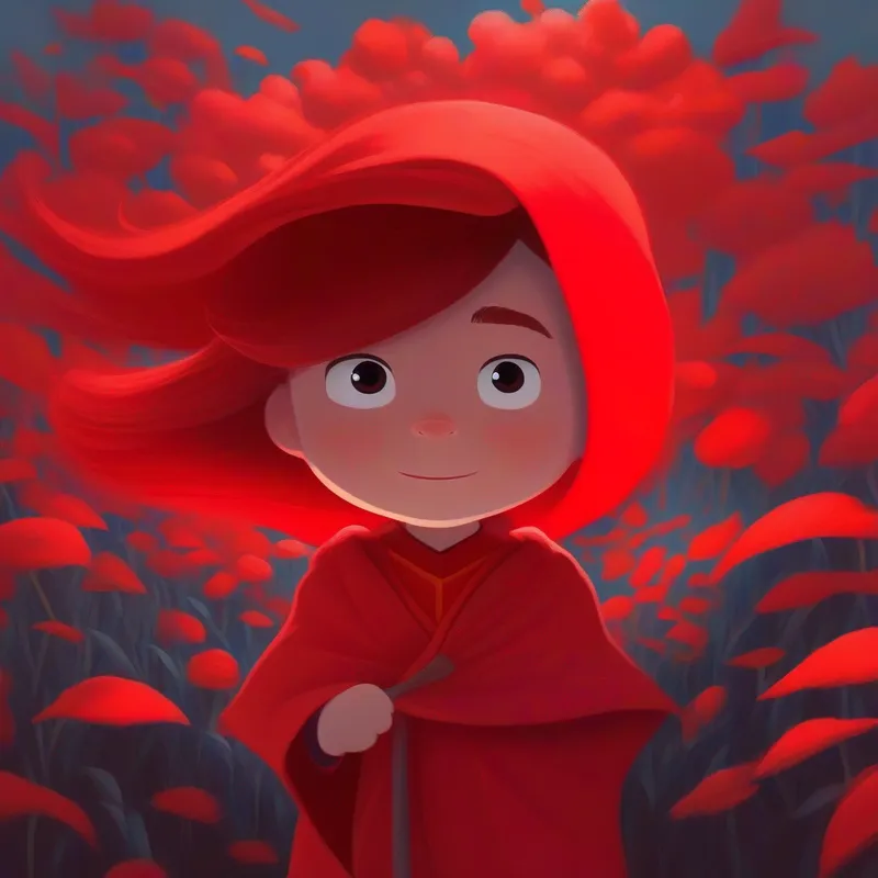 C-Red wears a red cape and is strong and brave.'s story inspires others to be brave and determined.
