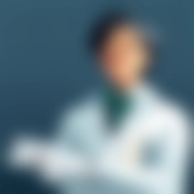 Kind Dr Green, a scientist wearing a lab coat