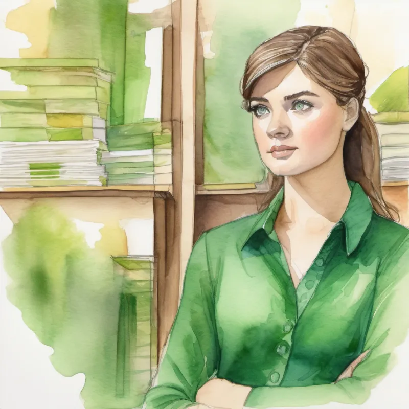 Ella: Young leader, fair skin, determined green eyes practices speech, approached by advisor, faces unexpected early delegation.