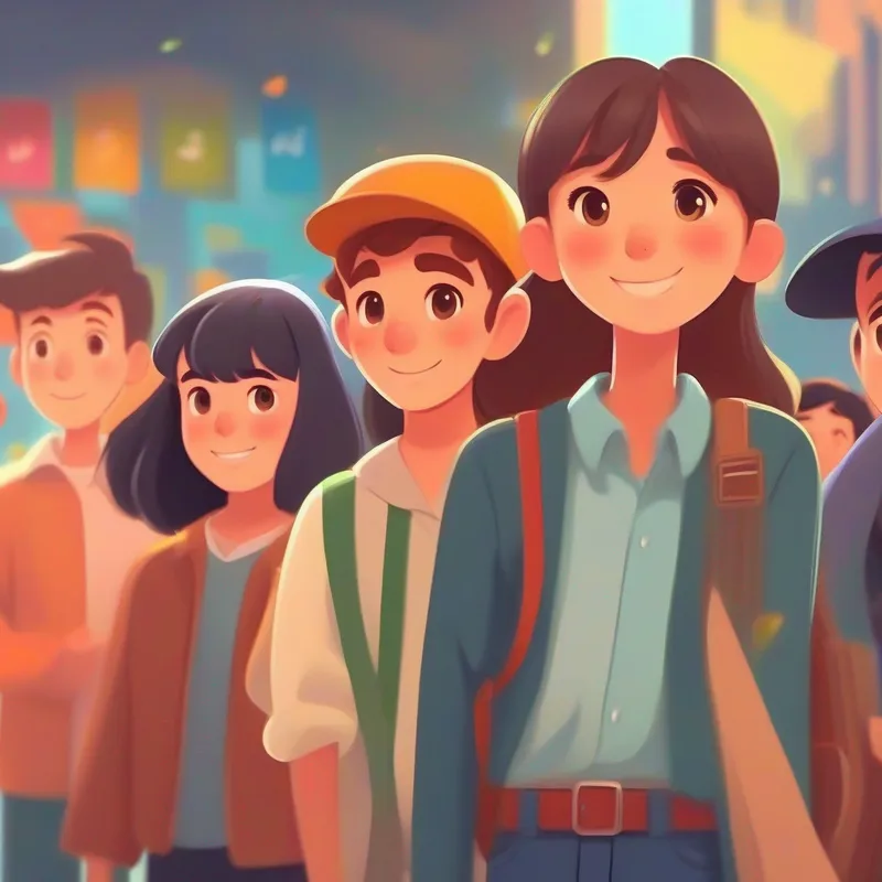 Shy and hesitant, transforms into a confident individual volunteers for a class presentation and impresses everyone