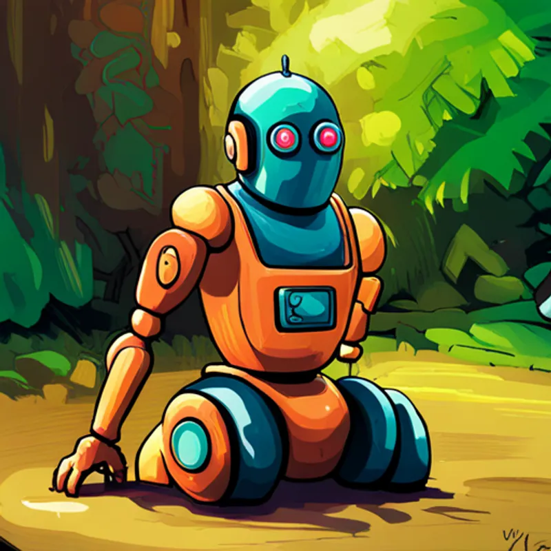 Repairing robot causes strange things to happen in Technoville