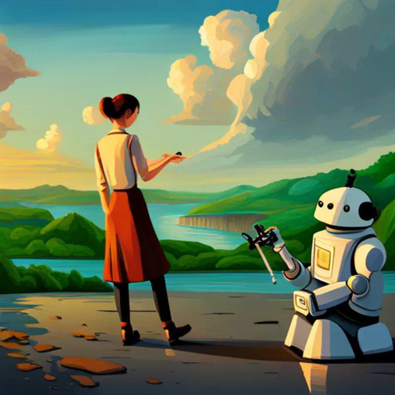 Friends and robots work together to solve conundrums