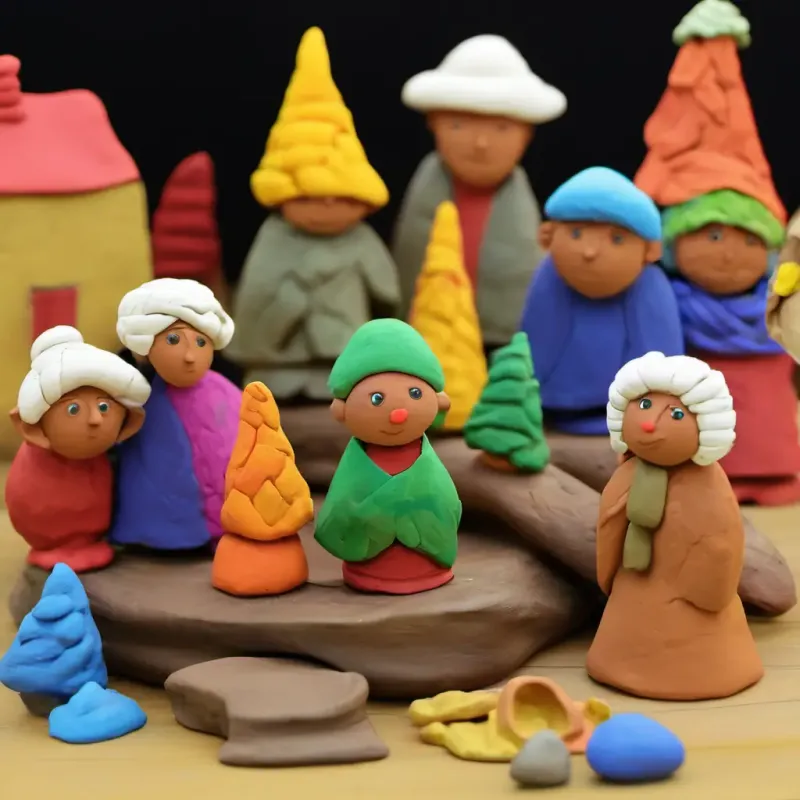 Introduction to the village, the children, and Wise teacher, warm eyes, soft voice, gracefully aged.