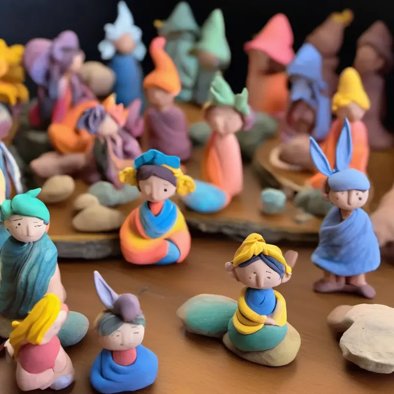Children recite mantras and are transported to a mystical realm.